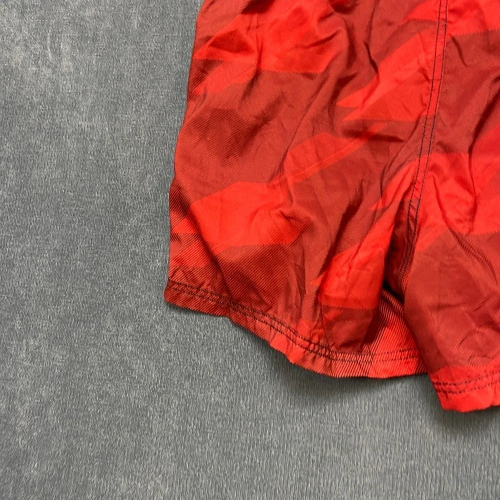 FullSand Swim Shorts Mens Large Red Drawstring Waist Mesh Lined Swimwear Outdoor